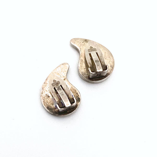 Anton Michelsen silver ear clips ~ Nanna Ditzel