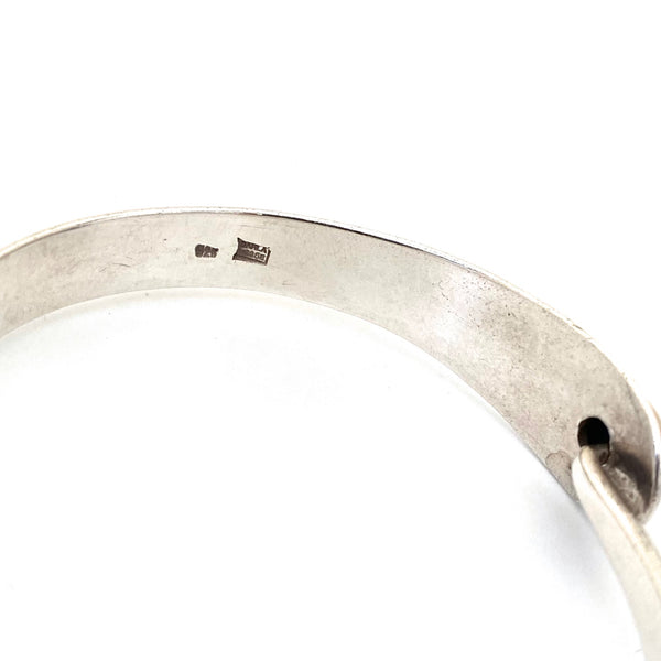 Darla Hesse silver & 14k gold dome bracelet