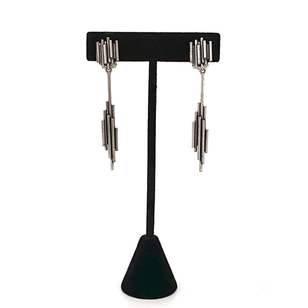 Franz Scheurle long drop earrings ~ clips