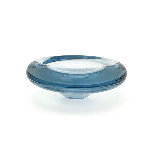 Holmegaard aqua blue dish ~ Per Lutken