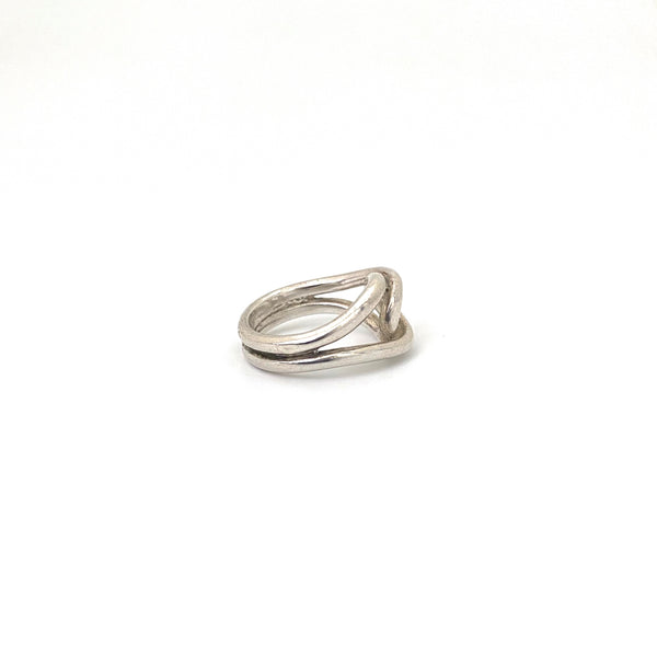 Rafael Canada sterling silver 'loops' ring