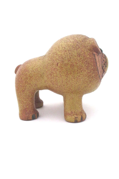 Lisa Larson stoneware bulldog