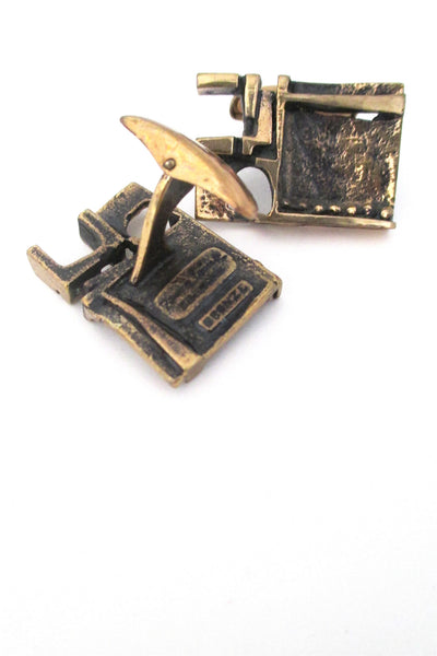 Jorma Laine bronze cufflinks