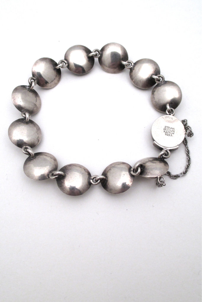 N E From 'silver cabochons' link bracelet – Samantha Howard Vintage