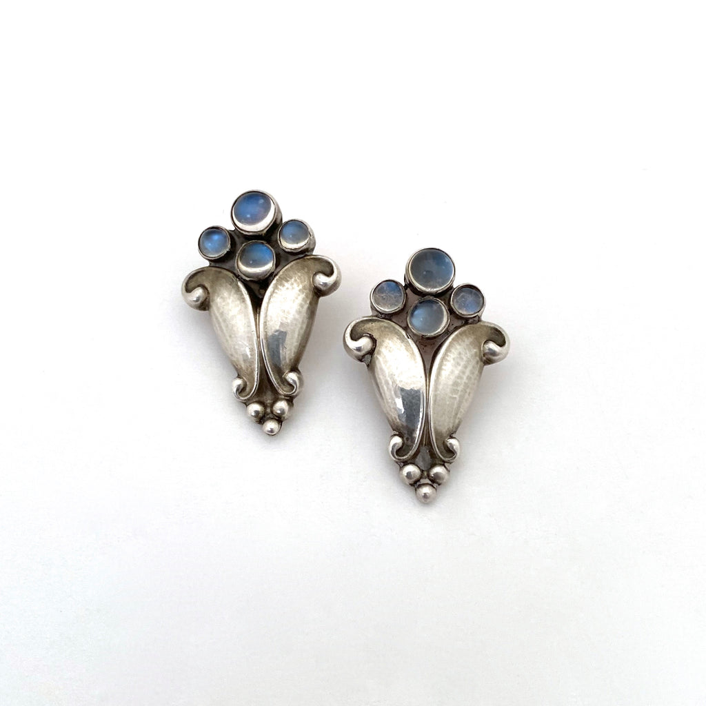 Georg Jensen earrings #32B ~ moonstones