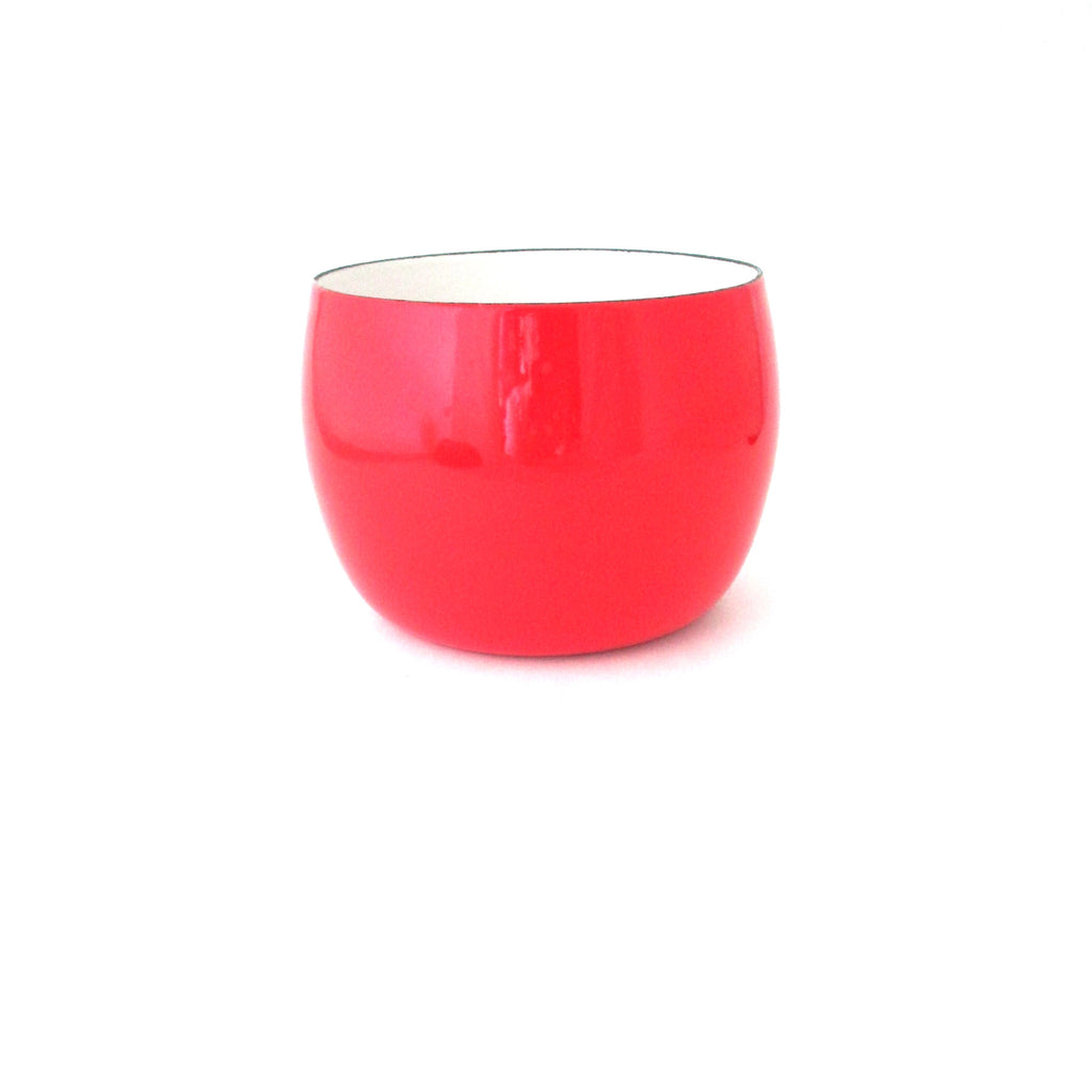 Dansk red enamel bowls - set of 3