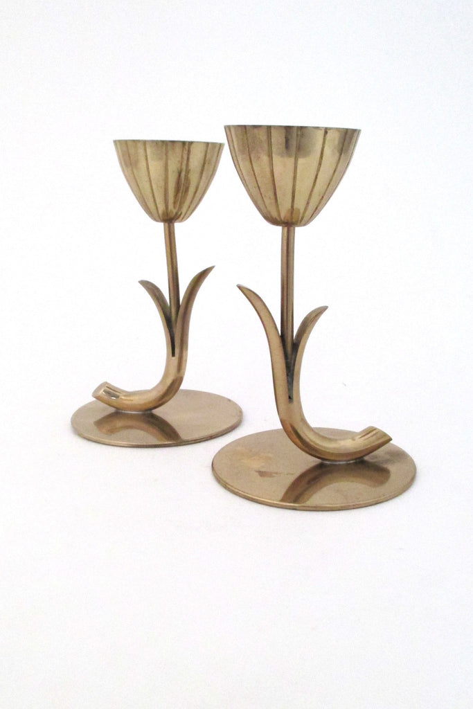 Brass Taper Candle Holder - Antique Brass Finish – SANNA baby and child